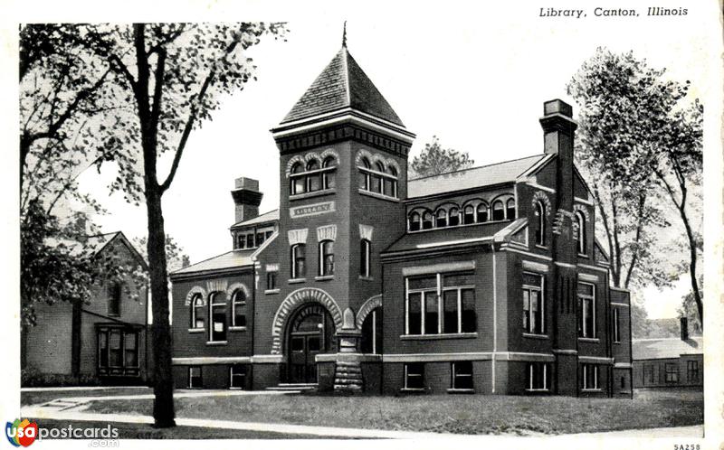 Pictures of Canton, Illinois: Library