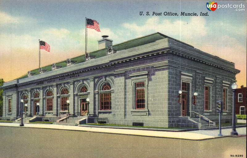 Pictures of Muncie, Indiana: U. S. Post Office