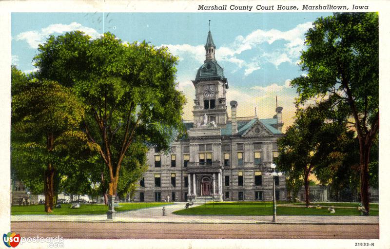 Pictures of Marshalltown, Iowa: Marshall County Court House