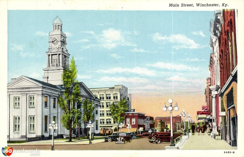 Pictures of Winchester, Kentucky: Main Street