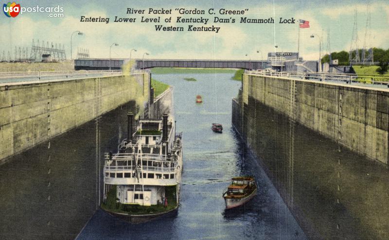 Pictures of Kentucky Dam, Kentucky: River Packet Gordon C. Greene