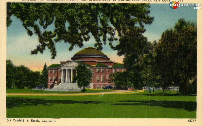 Pictures of Louisville, Kentucky: University of Louisville, Campus and Administration Building