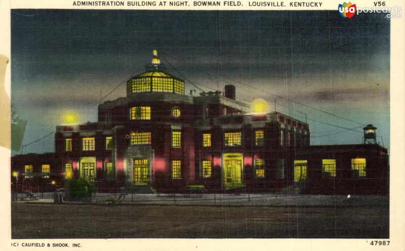 Pictures of Louisville, Kentucky: Administration Building at Night