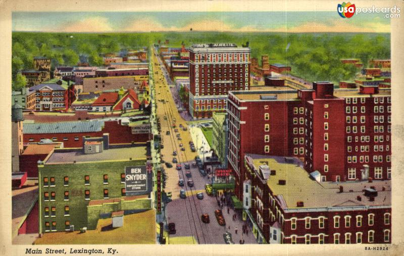 Pictures of Lexington, Kentucky: Main Street