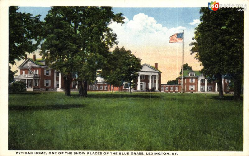 Pictures of Lexington, Kentucky: Pythian Home, one of the Show Places of the Blue Grass