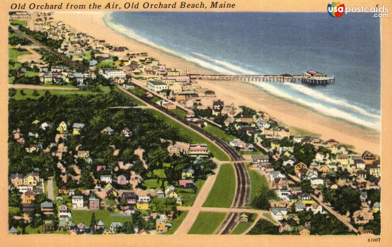 Pictures of Old Orchard, Maine: Old Orchard from the Air