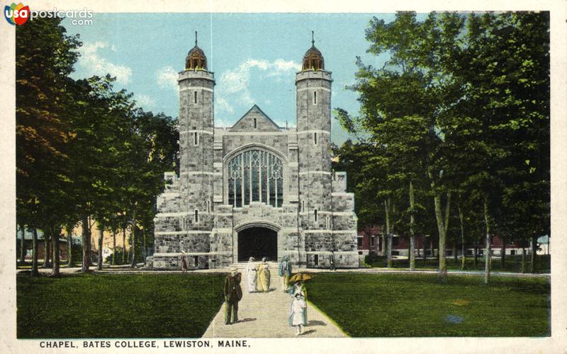 Pictures of Lewiston, Maine: Chapel, Bates College