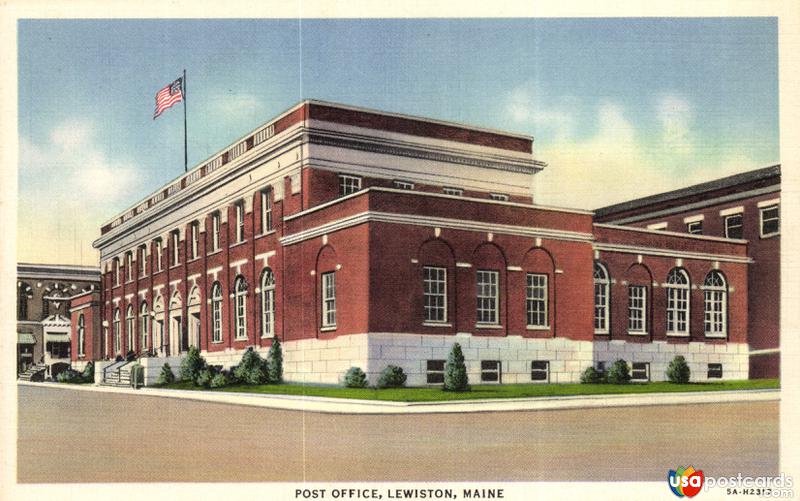 Pictures of Lewiston, Maine: Post Office