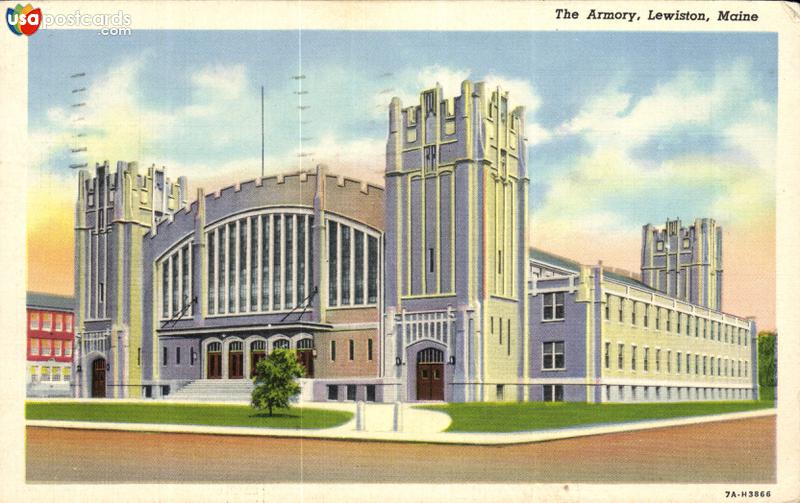 Pictures of Lewiston, Maine: The Armory