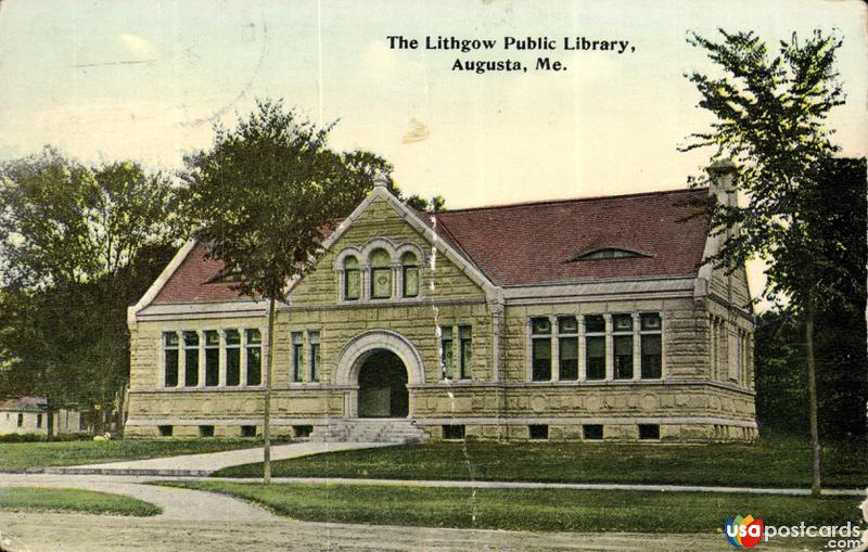 Pictures of Augusta, Maine: The Lithgow Public Library