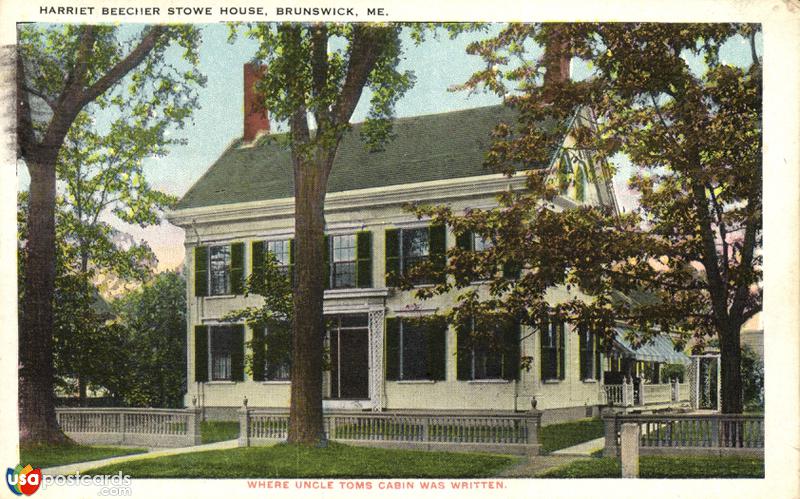 Pictures of Brunswick, Maine: Harriet Beecher Stowe House