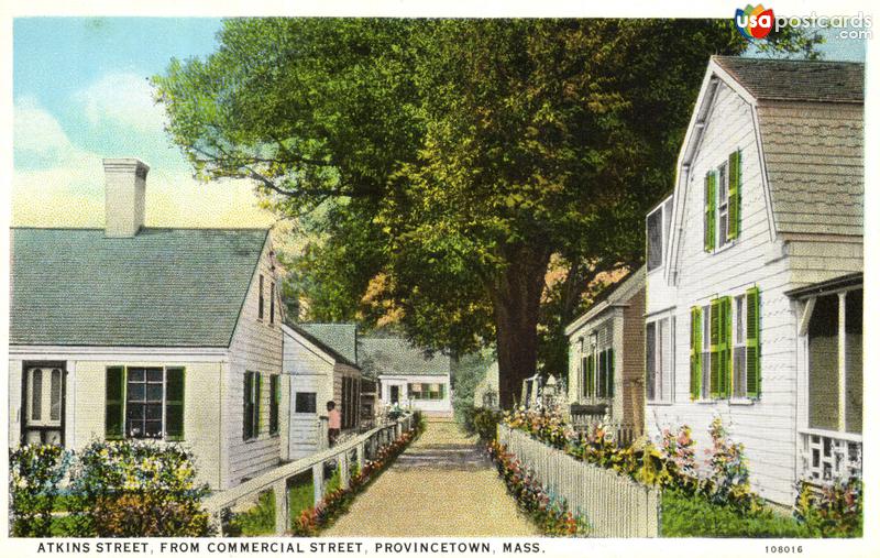 Pictures of Provincetown, Massachusetts: Atkins Street, from Commercial Street