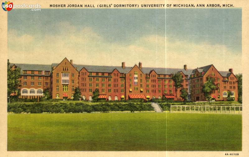 Pictures of Ann Arbor, Michigan: Mosher Jordan Hall. University of Michigan