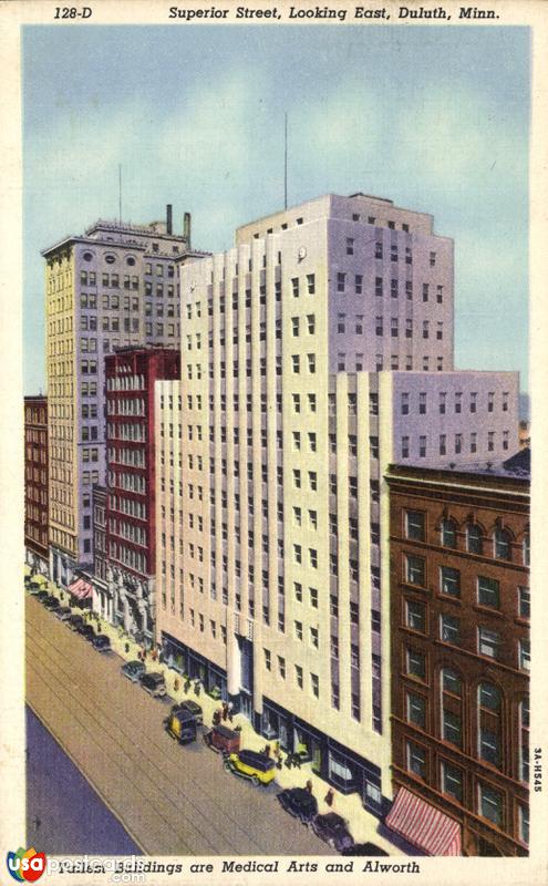 Pictures of Duluth, Minnesota: Superior Street, Looking East