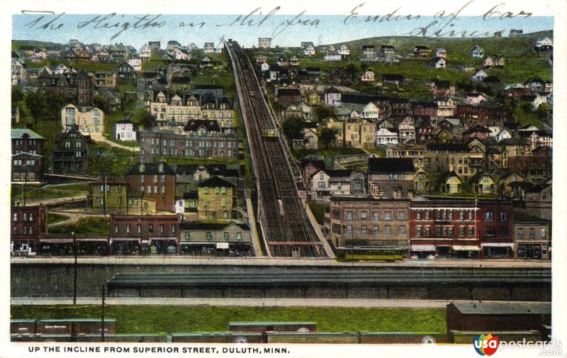 Pictures of Duluth, Minnesota: Up the Incline from Superior Street