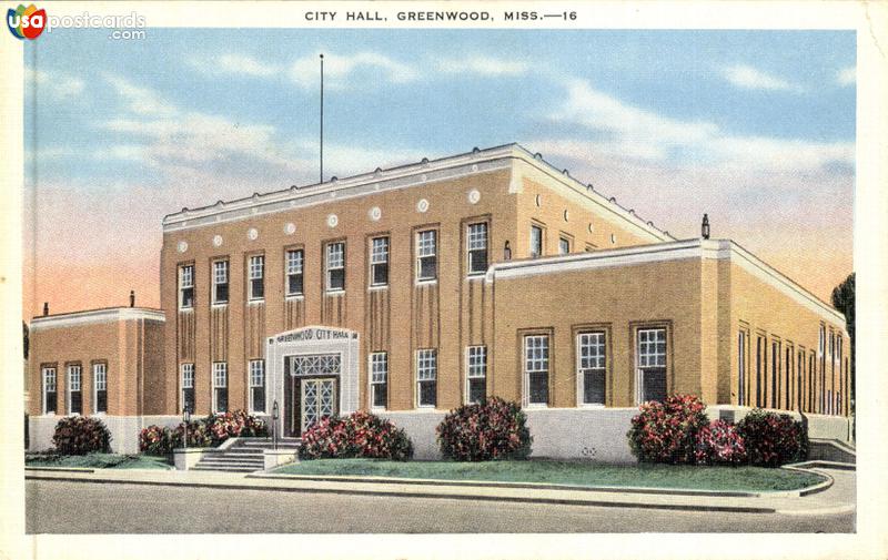 Pictures of Greenwood, Mississippi: City Hall