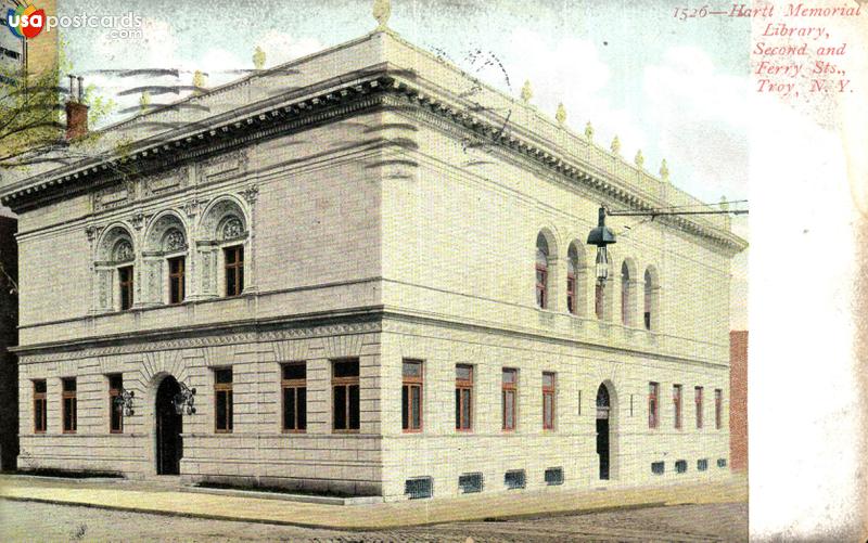 Pictures of Troy, New York: Hartt Memorial Library