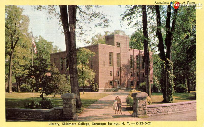 Pictures of Saratoga Springs, New York: Library, Skidmore College