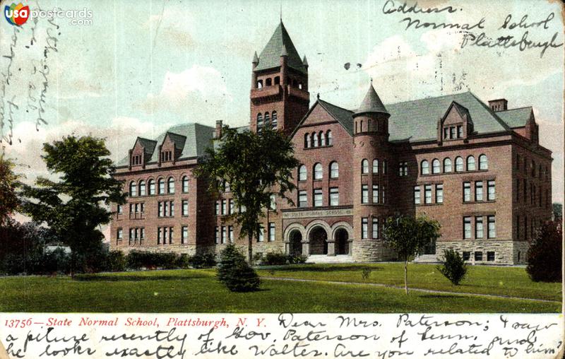 Pictures of Plattsburgh, New York: State Normal School