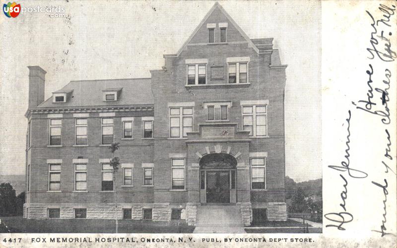 Pictures of Oneonta, New York: Fox Memorial Hospital