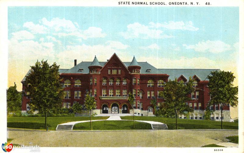 Pictures of Oneonta, New York: State Normal School