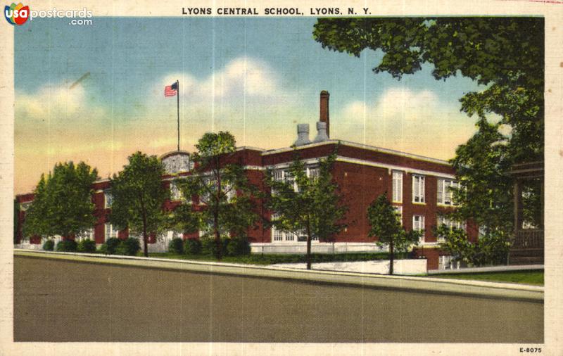 Pictures of Lyons, New York: Lyons Central School