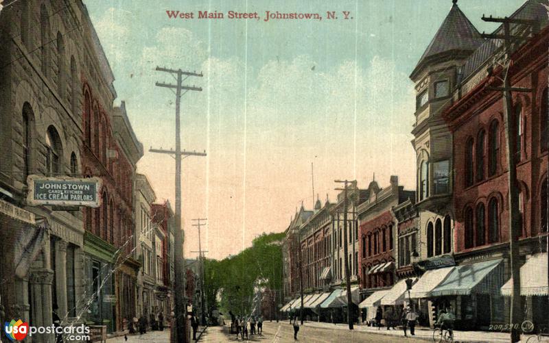 Pictures of Johnstown, New York: West Main Street