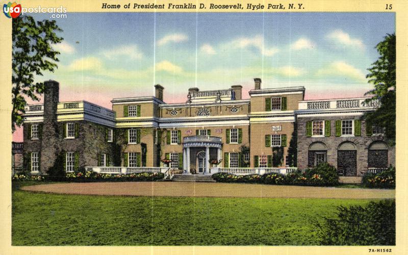 Pictures of Hyde Park, New York: Home of President Franklin D. Roosevelt