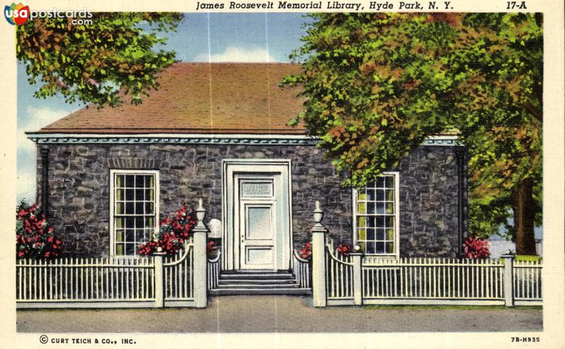 Pictures of Hyde Park, New York: James Roosevelt Memorial Library