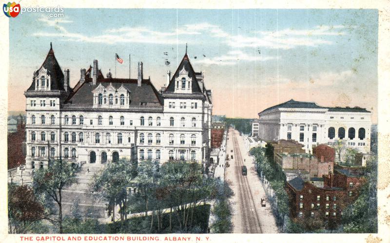 Pictures of Albany, New York: The Capitol and Education Building