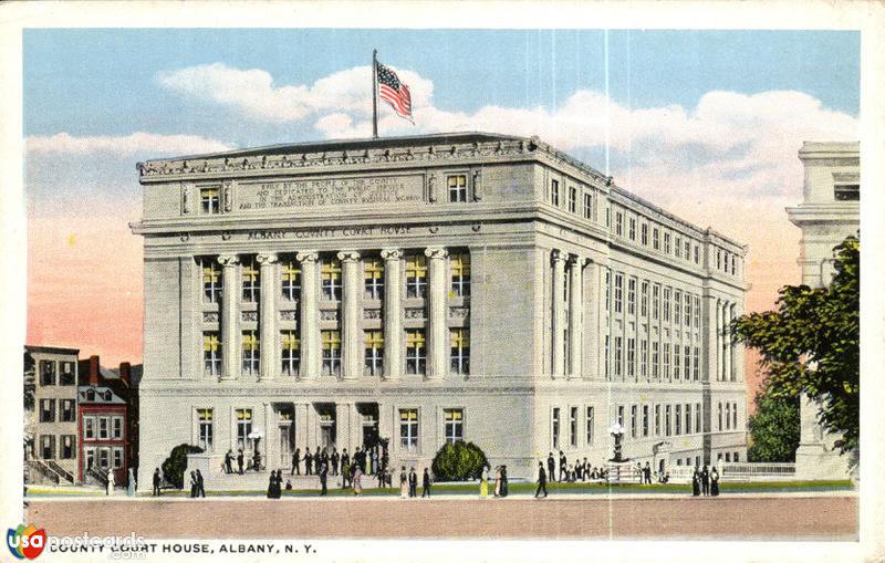 Pictures of Albany, New York: County Court House