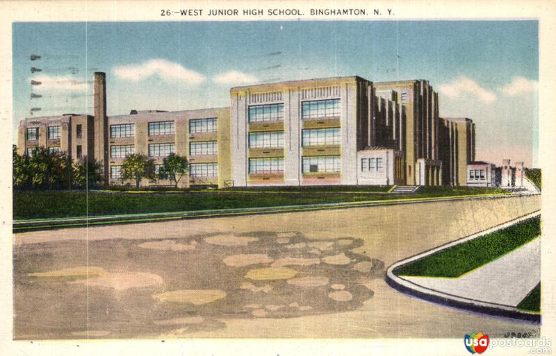 Pictures of Binghamton, New York: West Junior High School