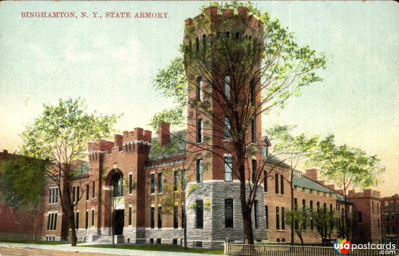 Pictures of Binghamton, New York: State Armory