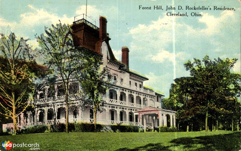 Pictures of Cleveland, Ohio: Forest Hill, John D. Rockefeller´s Residence