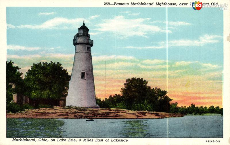 Pictures of Marblehead, Ohio: Famous Marblehead Lighthouse, over 100 Years Old