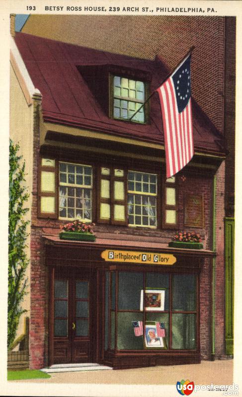 Pictures of Philadelphia, Pennsylvania: Betsy Ross House, 239 Arch Street