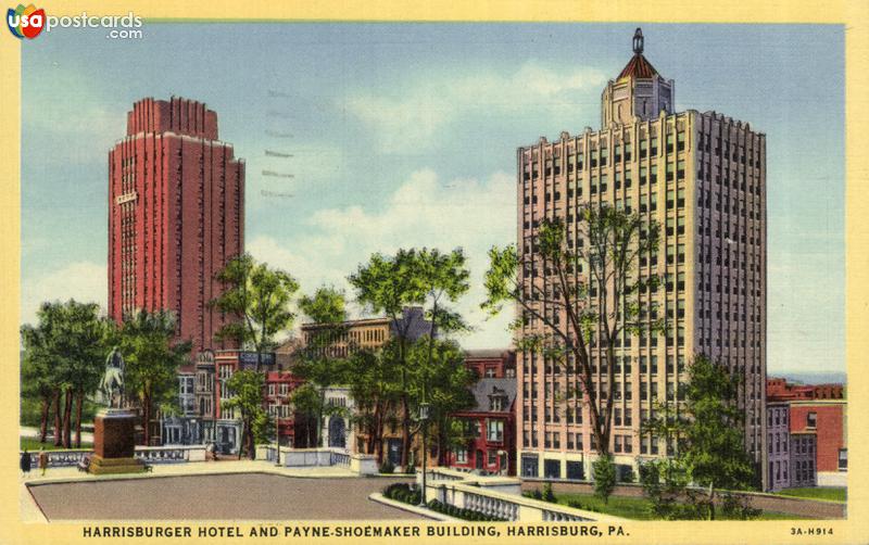 Pictures of Harrisburg, Pennsylvania: Harrisburger Hotel and Payne-Shoemaker Building