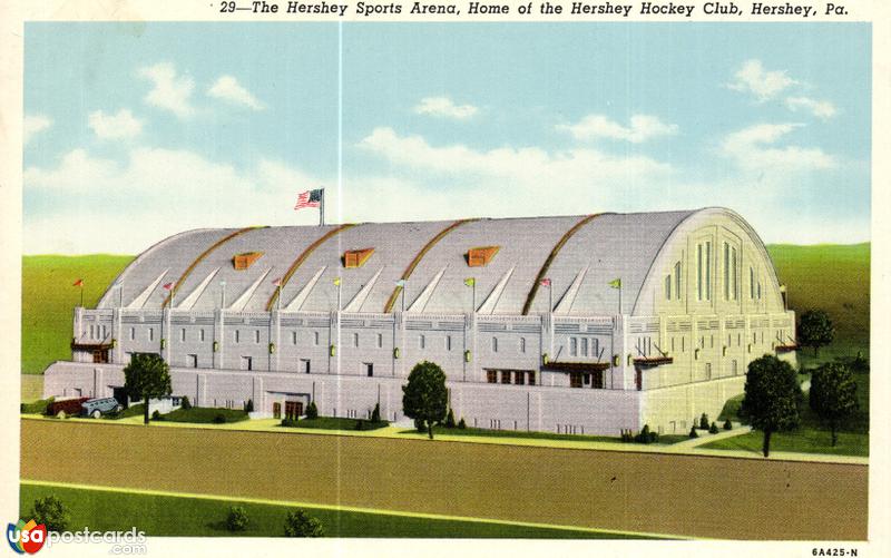 Pictures of Hershey, Pennsylvania: The Hershe Sports Arena , Home of the Hershey Hockey Club