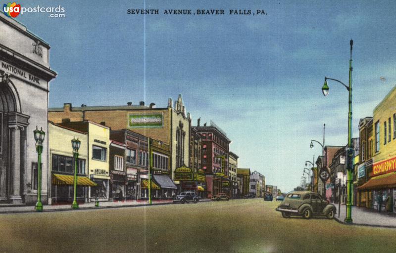 Pictures of Beaver Falls, Pennsylvania: Seventh Avenue