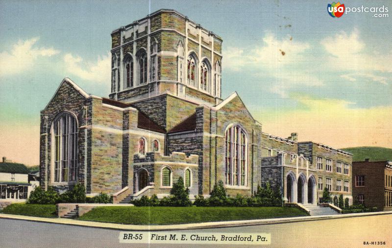 Pictures of Bradford, Pennsylvania: First M. E. Church