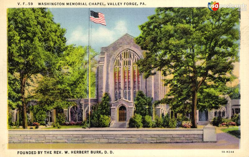 Pictures of Valley Forge, Pennsylvania: Whashington Memorial Chapel