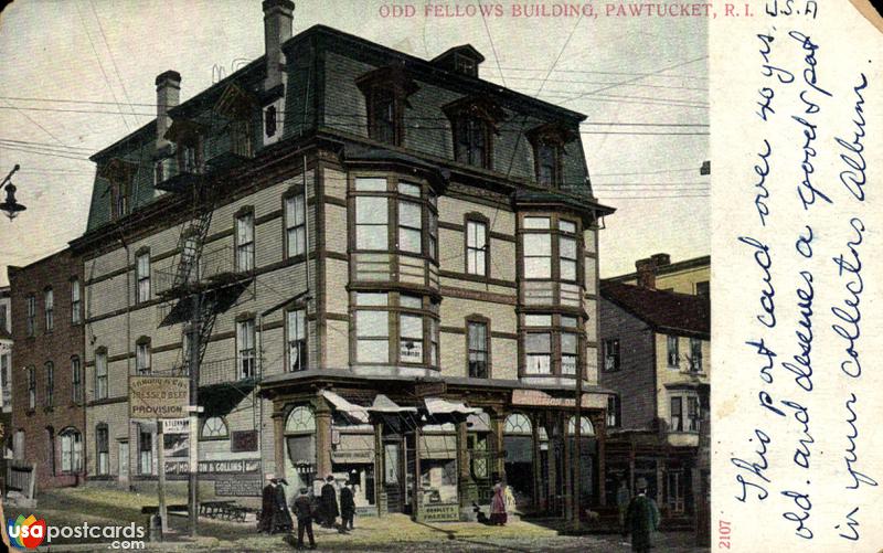 Pictures of Pawtucket, Rhode Island: Odd Fellows Building