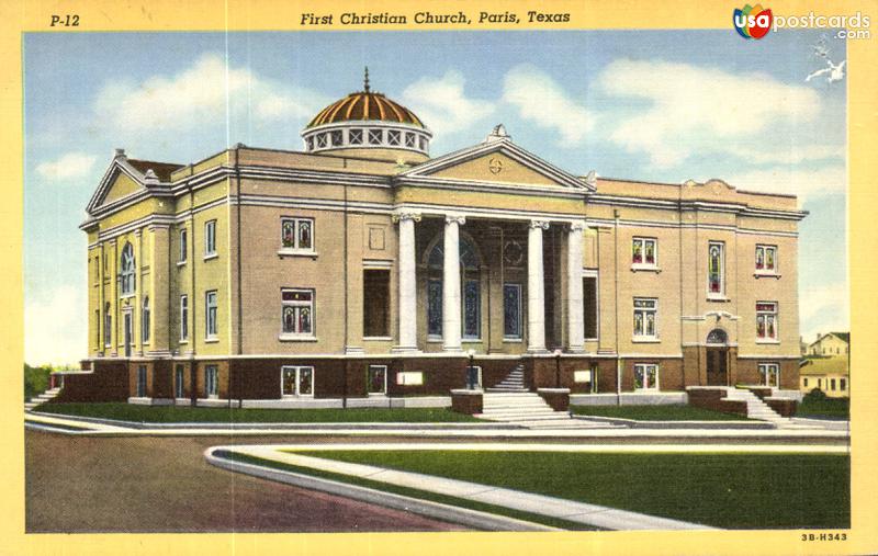 Pictures of Paris, Texas: First Christian Church