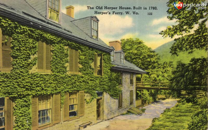 Pictures of Harper´s Ferry, West Virginia: The Old Harper House, Built in 1780