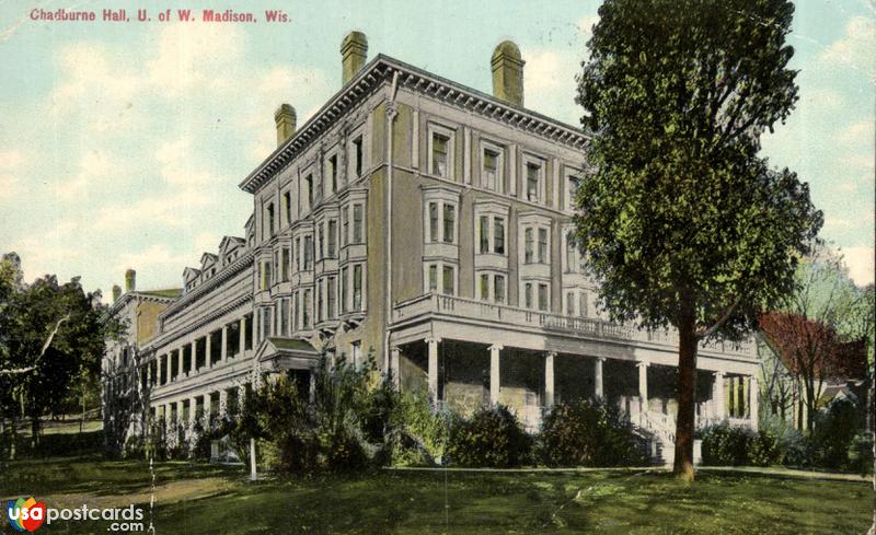 Pictures of Madison, Wisconsin: Chadburne Hall, U. of W. Madison