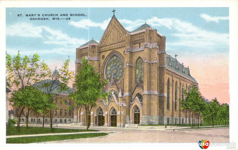 Pictures of Oshkosh, Wisconsin: St. Mary´s Church and School