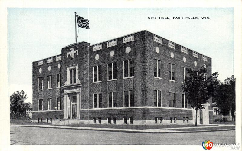 Pictures of Park Falls, Wisconsin: City Hall, Park Falls