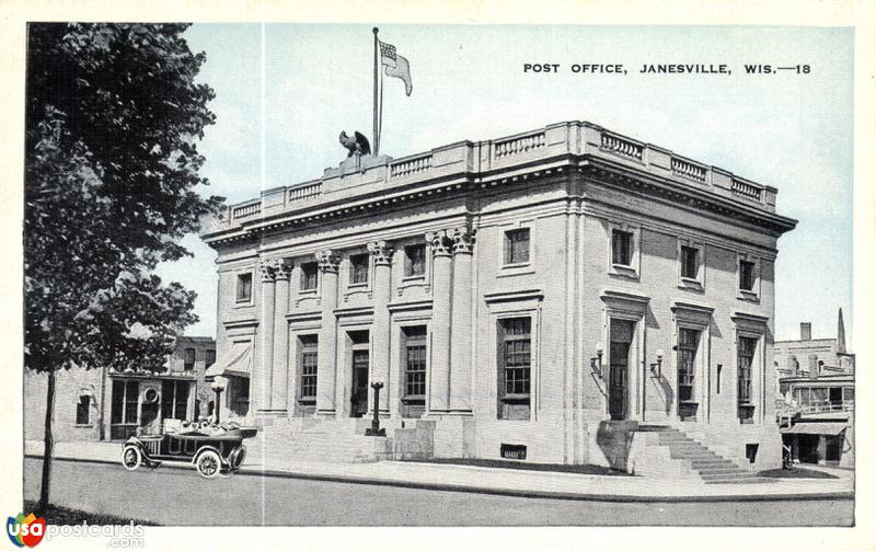 Pictures of Janesville, Wisconsin: Post Office