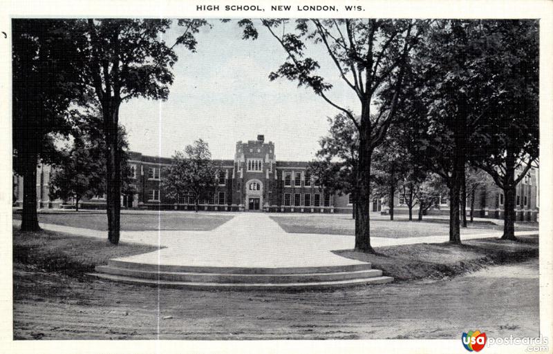 Pictures of New London, Wisconsin: High School