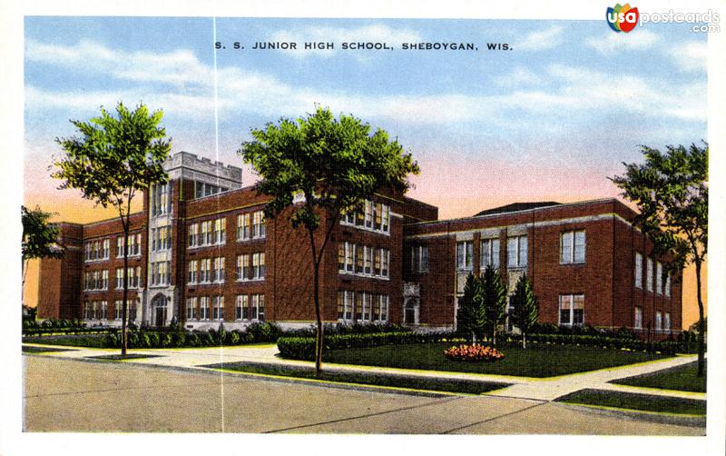 Pictures of Sheboygan, Wisconsin: S. S. Junior High School